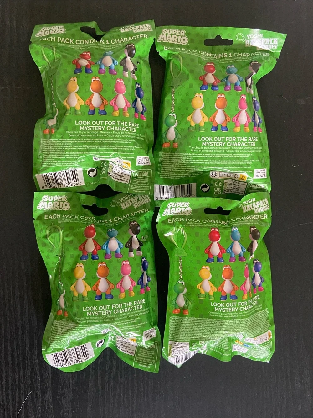 Super Mario Mystery Yoshi Backpack Buddies